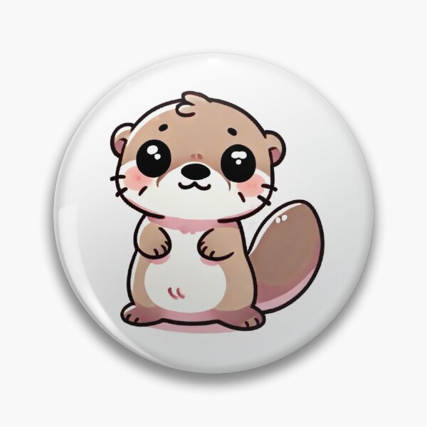 Item preview, Cute Chibi Otter designed and sold by CTRL P Prints.