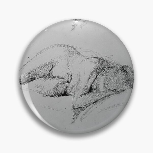 Item preview, Sleeping figure Drawing Study by Adelaide Artist Avril Thomas designed and sold by AvrilThomasart.