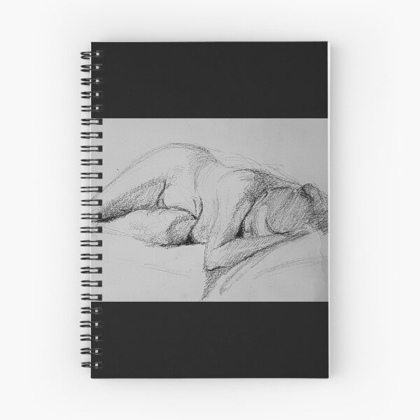 Item preview, Sleeping figure Drawing Study by Adelaide Artist Avril Thomas designed and sold by AvrilThomasart.