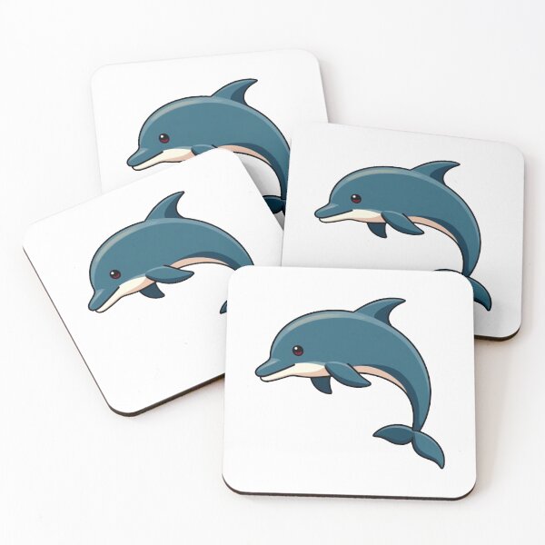Item preview, Funny and Cute Anime Dolphin designed and sold by ThreeftlyPicks.