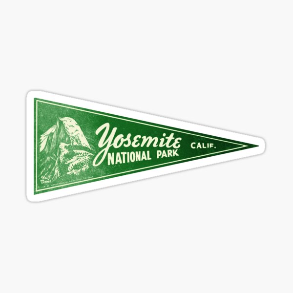 1945 Yosemite National Park California Sticker