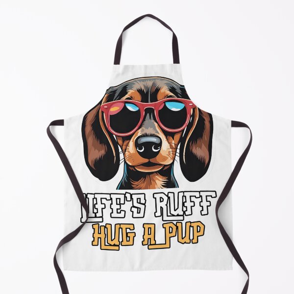 Item preview, Dog with Sunglasses: "Cool Dog with Sunglasses: Life’s Ruff, Hug a Pup" designed and sold by Nalanda2000.