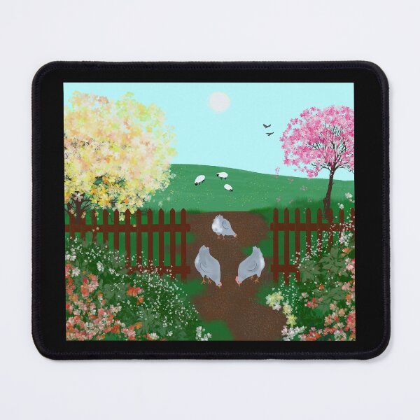 Item preview, Farm, farm scenery, chickens designed and sold by Lupappdesigns.