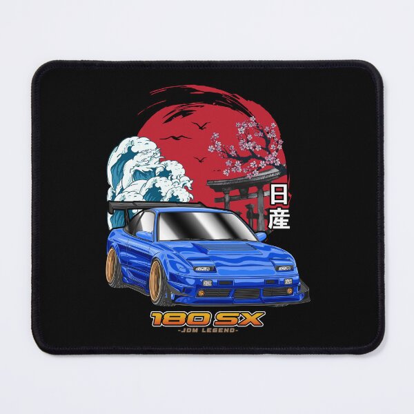 Item preview, Blue Nissan 180SX Japanese Sun Rising designed and sold by JDM Guyvit.