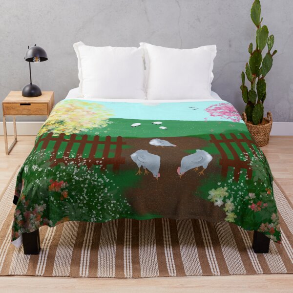 Item preview, Farm, farm scenery, chickens designed and sold by Lupappdesigns.