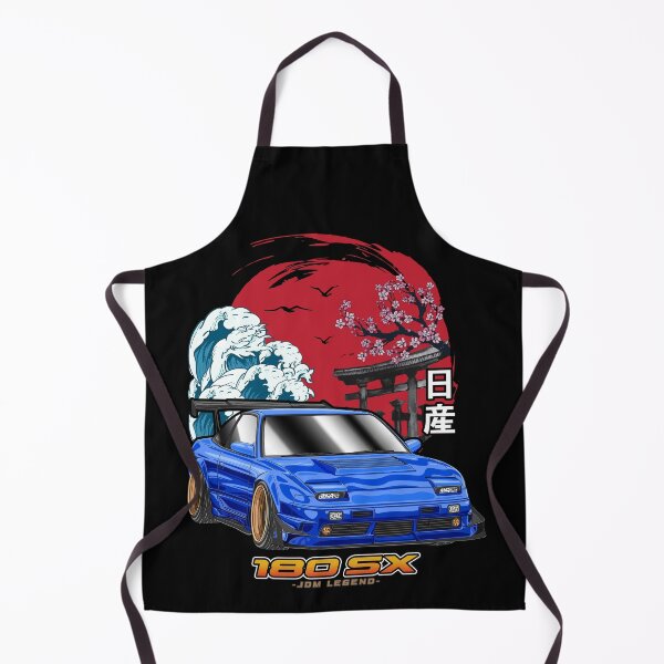 Item preview, Blue Nissan 180SX Japanese Sun Rising designed and sold by JDM Guyvit.