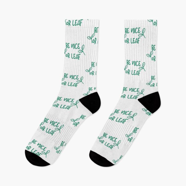Item preview, Be Nice Or Leaf. Gift for Plant Lovers. Designed for Botanical & Gardening Men and Women. Green Writing designed and sold by That Cheeky Tee.