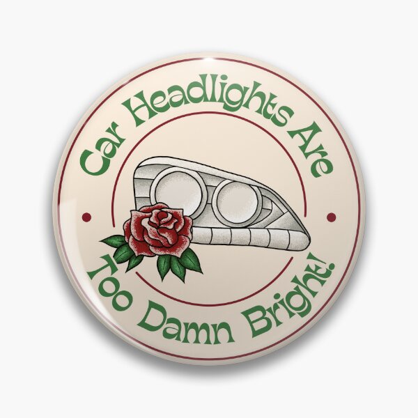 Item preview, Car Headlights Are Too Damn Bright - Traditional American Flash designed and sold by Picket Club.