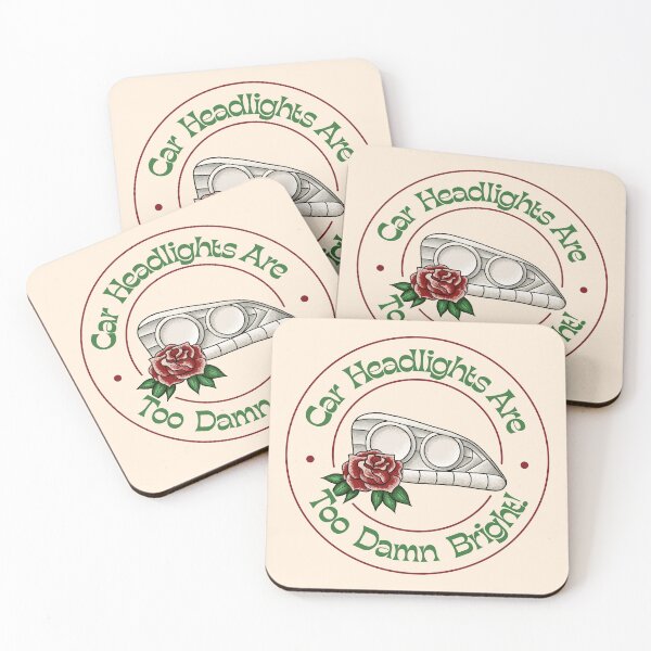 Item preview, Car Headlights Are Too Damn Bright - Traditional American Flash designed and sold by Picket Club.