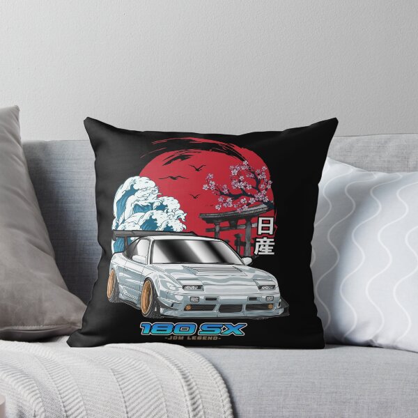 Item preview, White Nissan 180SX Japanese Sun Rising designed and sold by JDM Guyvit.