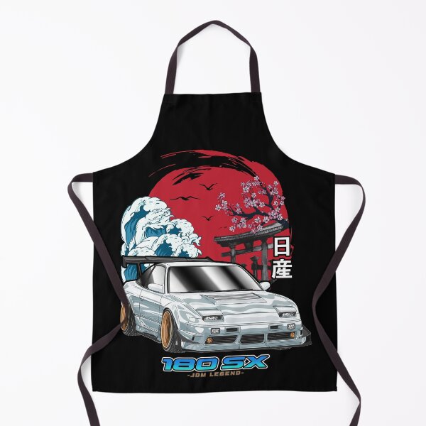 Item preview, White Nissan 180SX Japanese Sun Rising designed and sold by JDM Guyvit.