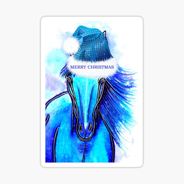Item preview, Merry Christmas Horse designed and sold by Linda Callaghan.