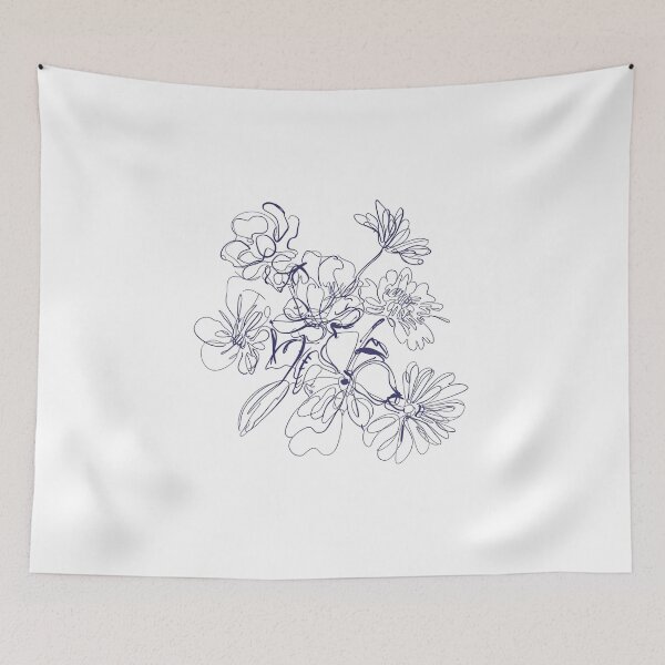 Item preview, Floral Hand-drawn Line Art Design designed and sold by DoRenewed.