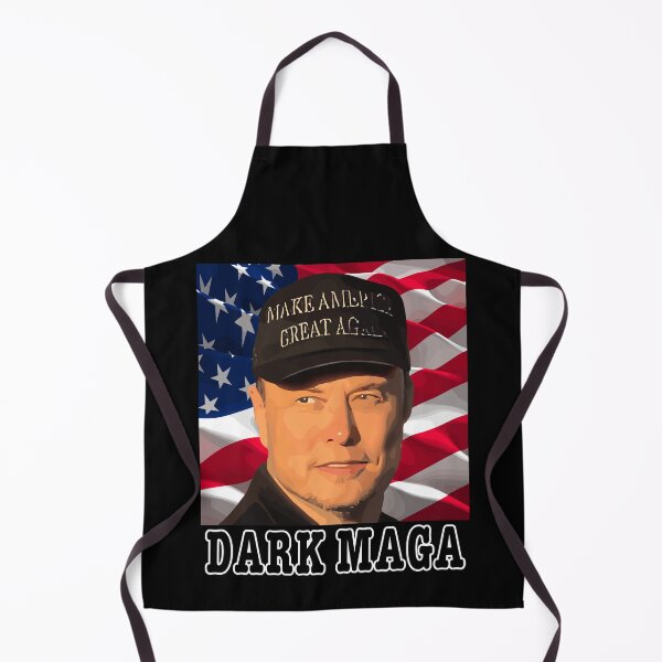 Item preview, Dark Maga Elon Musk designed and sold by PerkyParakeet.