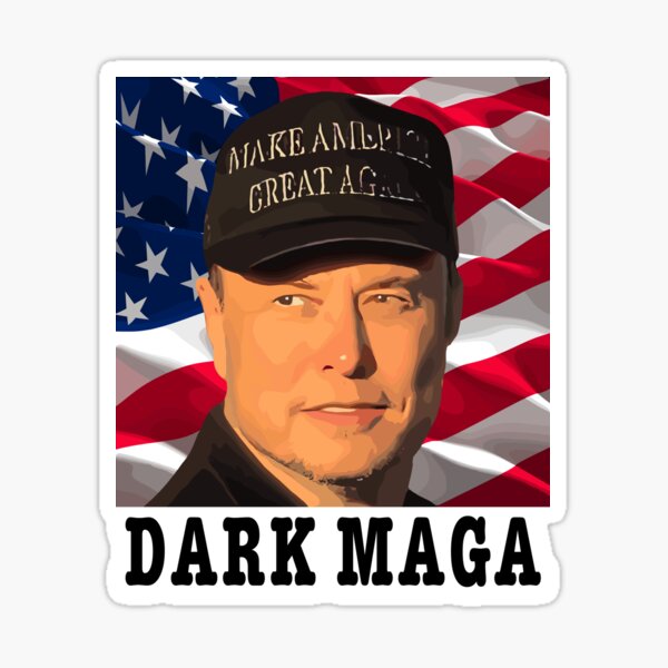 Vista previa del artículo con la obra «El mago oscuro de Elon Musk», diseñado y vendido por PerkyParakeet.