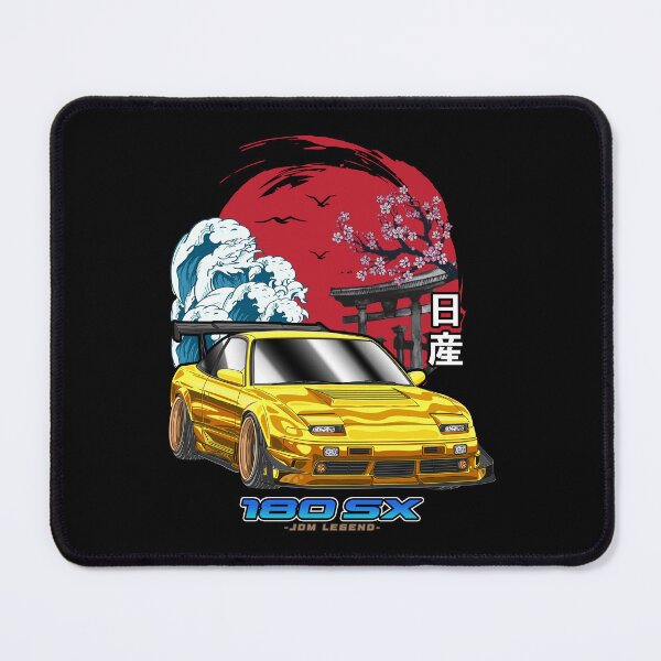 Item preview, Yellow Nissan 180SX Japanese Sun Rising designed and sold by JDM Guyvit.