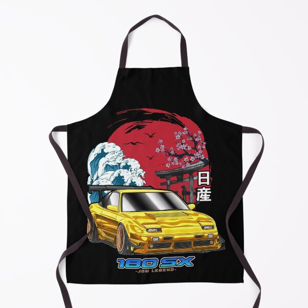 Item preview, Yellow Nissan 180SX Japanese Sun Rising designed and sold by JDM Guyvit.