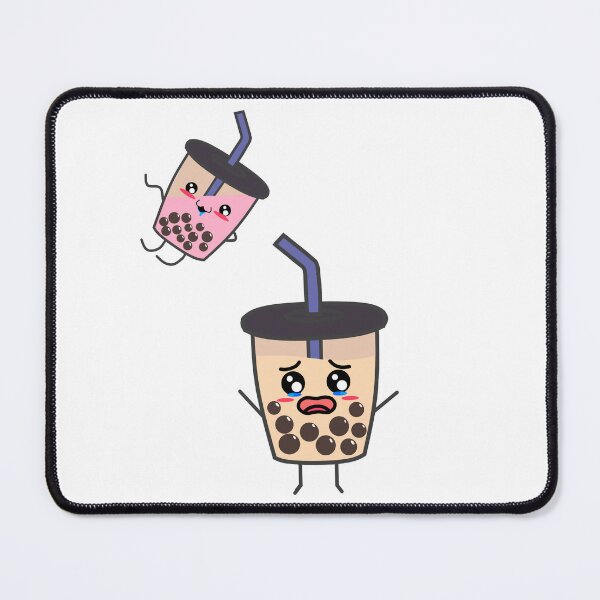 Aperçu de l'œuvre Couple mignon de fraises Bubble Boba Milk Tea Kawaii Lover créée et vendue par RMPie.
