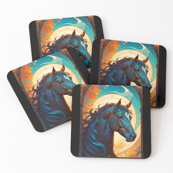 Item preview, Gorgeous horse in art nouveau frame designed and sold by dtmtattoo.