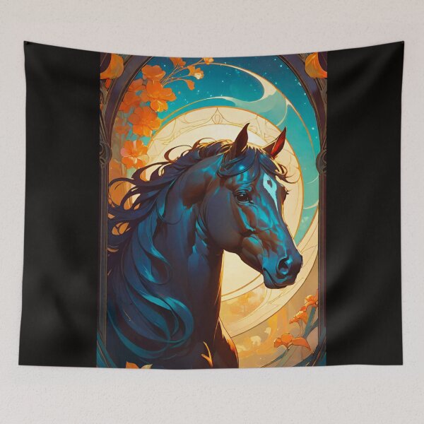 Item preview, Gorgeous horse in art nouveau frame designed and sold by dtmtattoo.