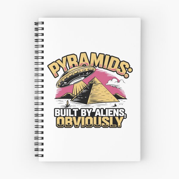 Item preview, Pyramids and UFOs: A Cosmic Tale designed and sold by benjyjump.