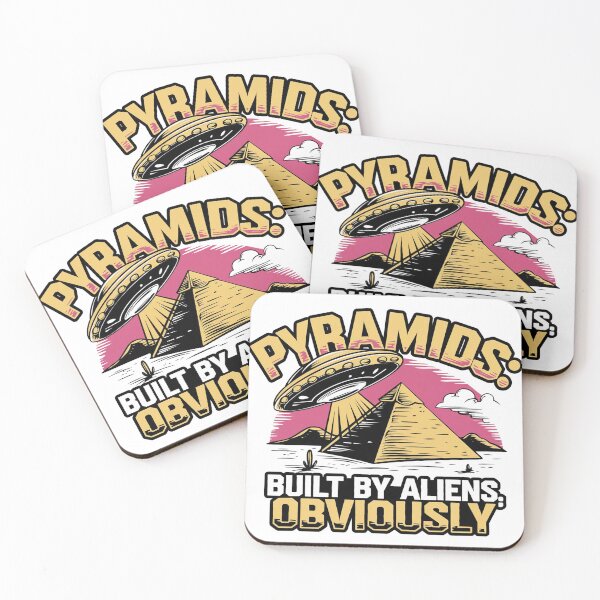 Item preview, Pyramids and UFOs: A Cosmic Tale designed and sold by benjyjump.