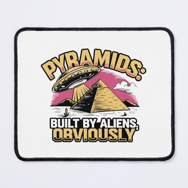 Item preview, Pyramids and UFOs: A Cosmic Tale designed and sold by benjyjump.