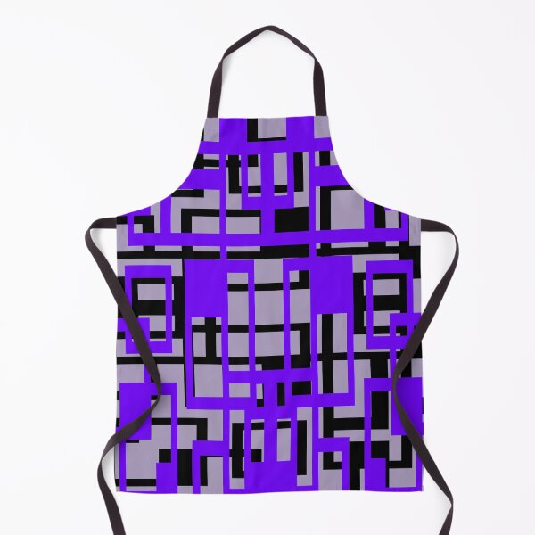 Item preview, Geometric Shapes Pattern Lavender-Blue Black Cut Out designed and sold by taiche.