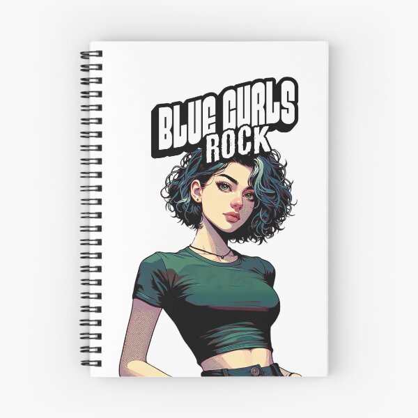 Artikelvorschau, Blauer Lockenrock entworfen und verkauft von Olivia-Icon.
