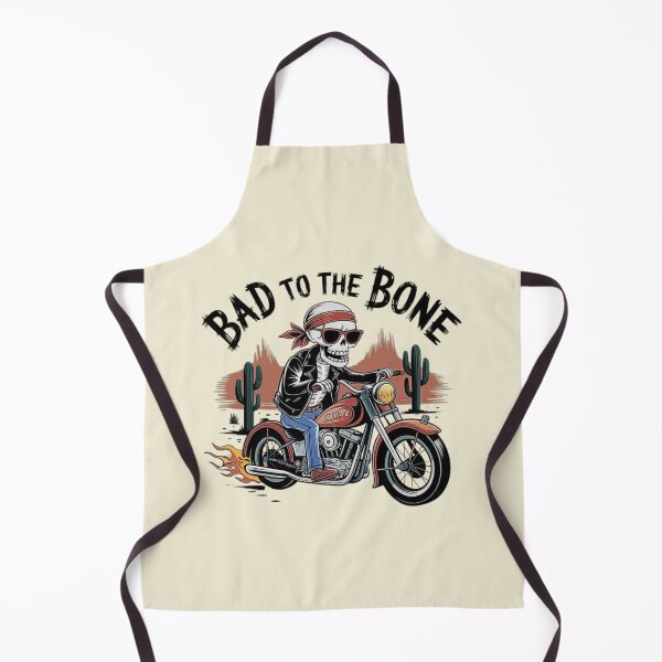 Item preview, Bad to the Bone Skeleton Biker Illustration designed and sold by love3617.