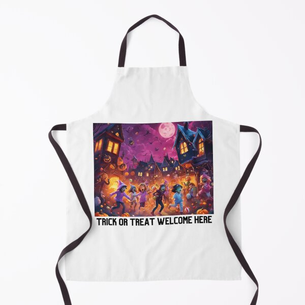 Item preview, Trick or treat welcome here designed and sold by Tribal--Dreams.