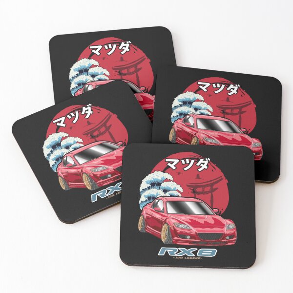 Item preview, Red Mazda RX8 Japanese Sun Rising designed and sold by JDM Guyvit.