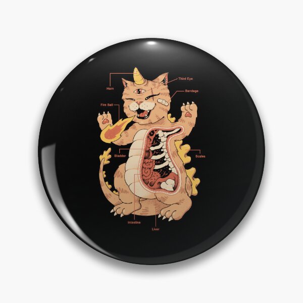 Item preview, X-Ray Kaiju Meowster Cat designed and sold by vincenttrinidad.
