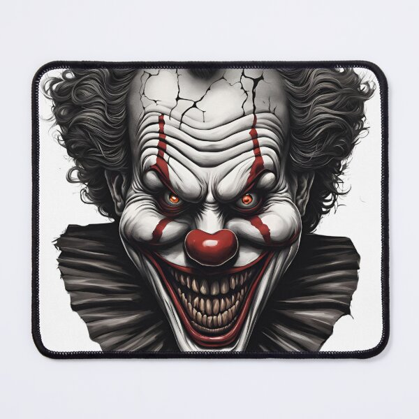 Item preview, Dark Horror Clown Art designed and sold by PixelMuse2024.