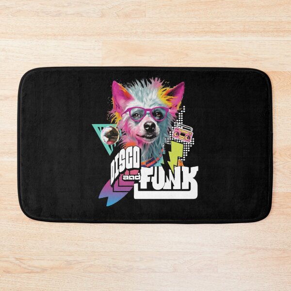 Item preview, DISCO & FUNK - Disco Dog Funkster (white)  designed and sold by Discothreadz.