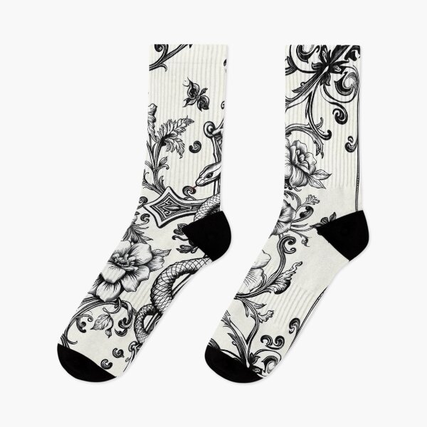 Item preview, Gothic Floral Pattern #37 designed and sold by Kaleidoscope Print.