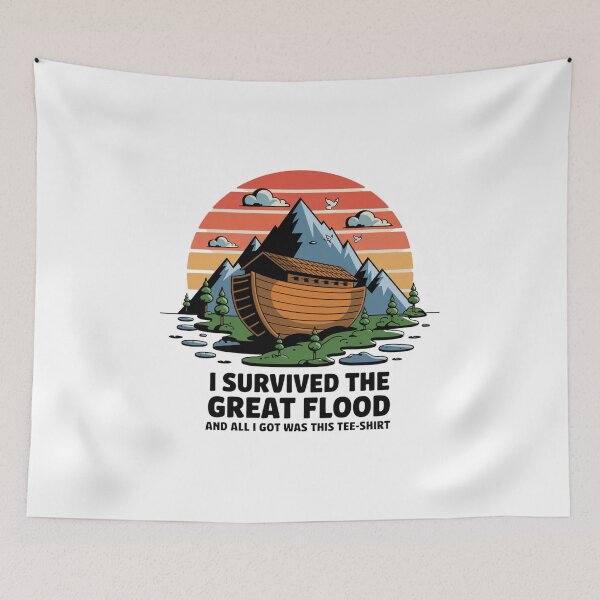 Item preview, II Survived The Great Flood Mountain Design designed and sold by Peter Stawicki.