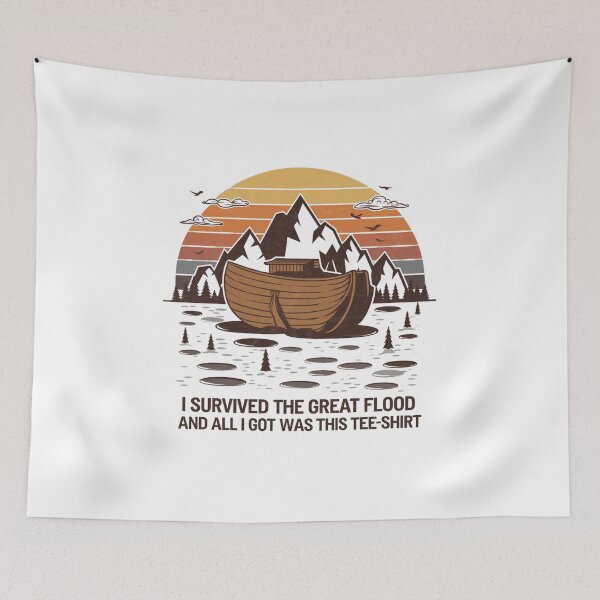 Item preview, I Survived The Great Flood Puddle Design designed and sold by Peter Stawicki.