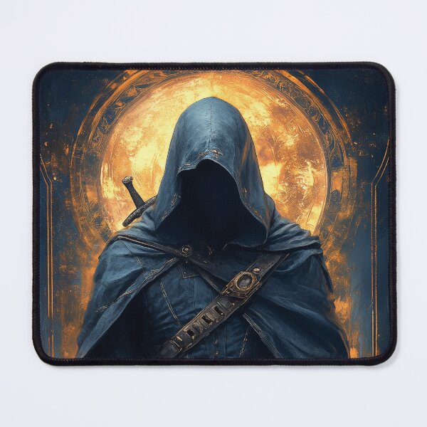 Item preview, OtherRealm Assassin Tarot Card #5 | AI Digital Art designed and sold by Colossal Creative.