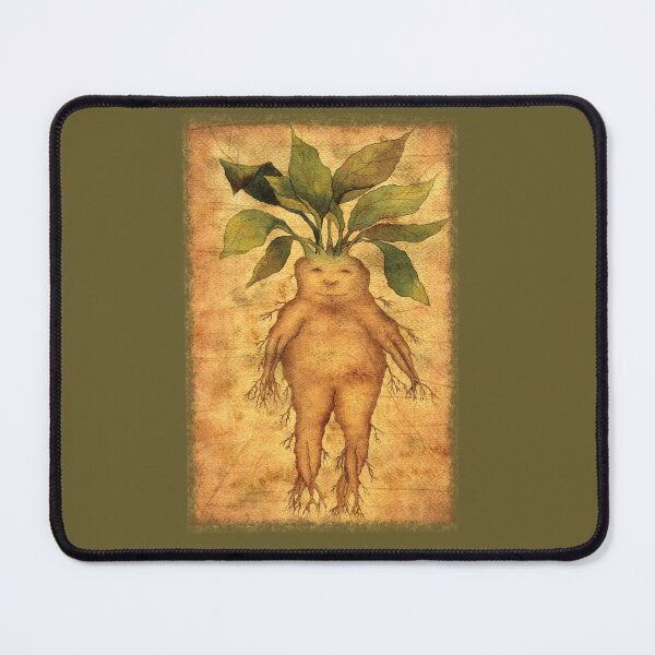 Item preview, Mandrake Root Screaming Plant Green Witch designed and sold by AlicjaCurioseur.