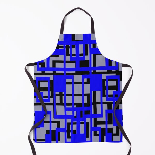 Item preview, Geometric Shapes Pattern Blue Black Cut Out designed and sold by taiche.