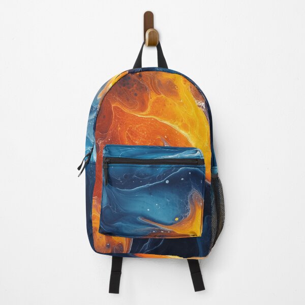 Item preview, Fluid Modern Colored Marble Streaks #1 | AI Digital Art designed and sold by Colossal Creative.