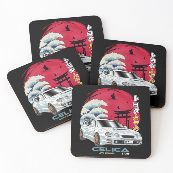 Item preview, White Celica GT-4 ST205 Japanese Sun Rising designed and sold by JDM Guyvit.
