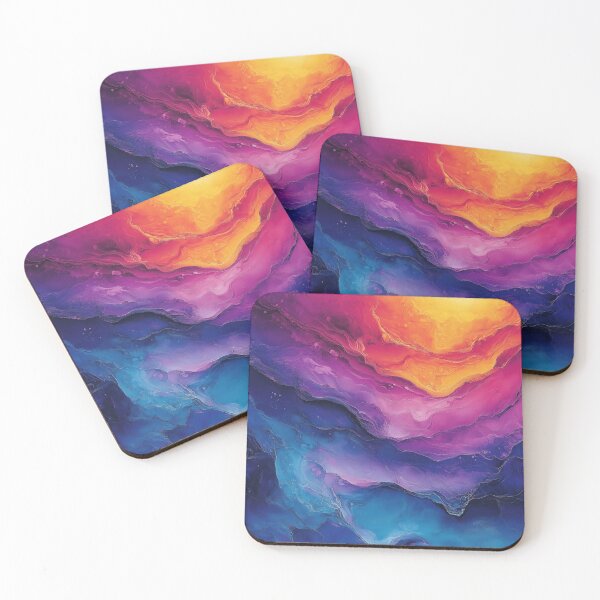 Item preview, Fluid Modern Colored Marble Streaks #3  | AI Digital Art designed and sold by Colossal Creative.