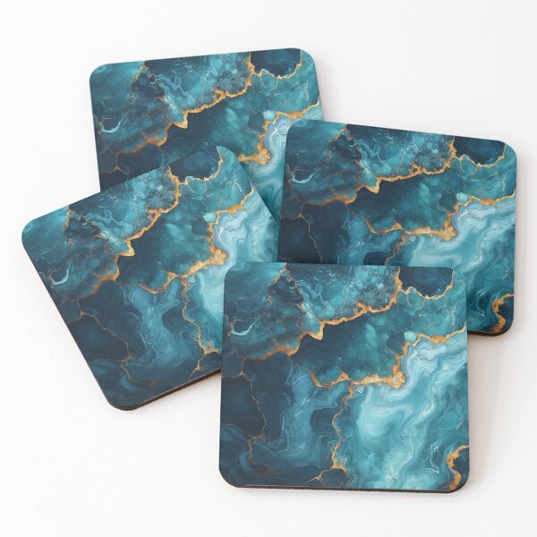 Item preview, Fluid Modern Colored Marble Streaks #5  | AI Digital Art designed and sold by Colossal Creative.