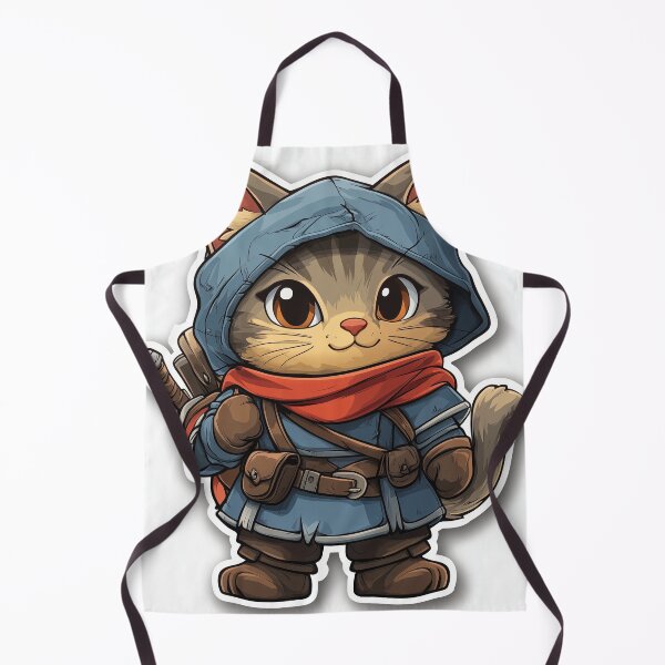 Item preview, Cute Cat RPG Fantasy Adventurer #1 | AI Digital Art designed and sold by Colossal Creative.