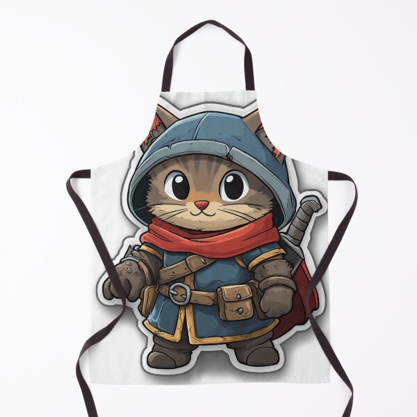 Item preview, Cute Cat RPG Fantasy Adventurer #2 | AI Digital Art designed and sold by Colossal Creative.