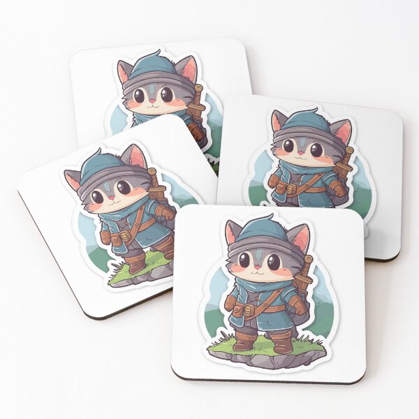 Item preview, Cute Cat RPG Fantasy Adventurer #3  | AI Digital Art designed and sold by Colossal Creative.