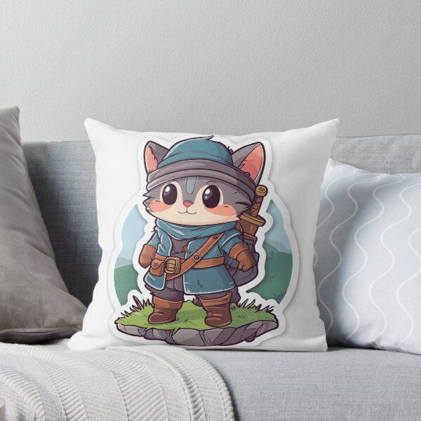 Item preview, Cute Cat RPG Fantasy Adventurer #3  | AI Digital Art designed and sold by Colossal Creative.