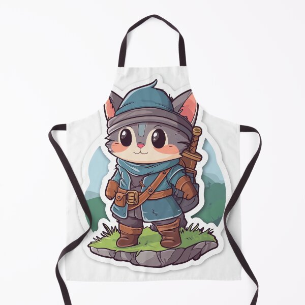 Item preview, Cute Cat RPG Fantasy Adventurer #3 | AI Digital Art designed and sold by Colossal Creative.